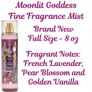 Bath & Body Works Moonlit Goddess Fine Fragrance Mist - Full Size - Brand New
